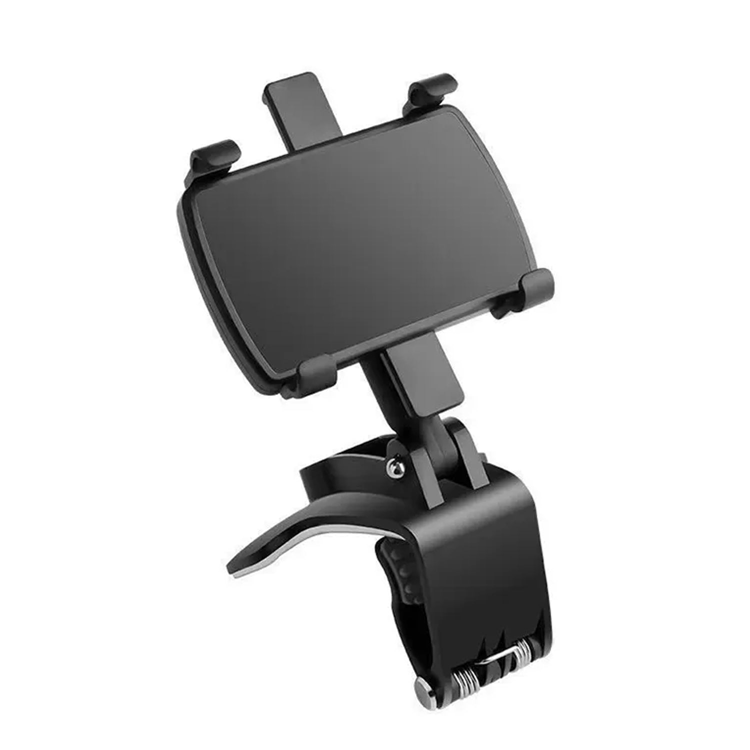 6948  Car Phone Holder Clip Mount 360 Degree Rotation Dashboard Rear View Mirror Sun Visor Smartphone Hud Navigation Fold Stand Plastic Black Compatible For All Smart Phones 6948  Car Phone Holder Clip Mount 360 Degree Rotation Dashboard Rear View Mirror Sun Visor Smartphone Hud Navigation Fold Stand Plastic Black Compatible For All Smart Phones